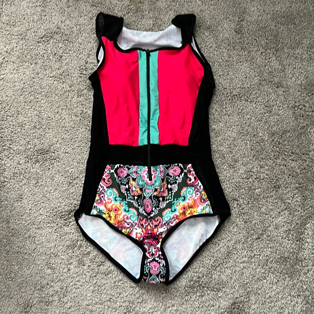 SHEIN One Piece Zippered Bathing Suit NWT - Size M